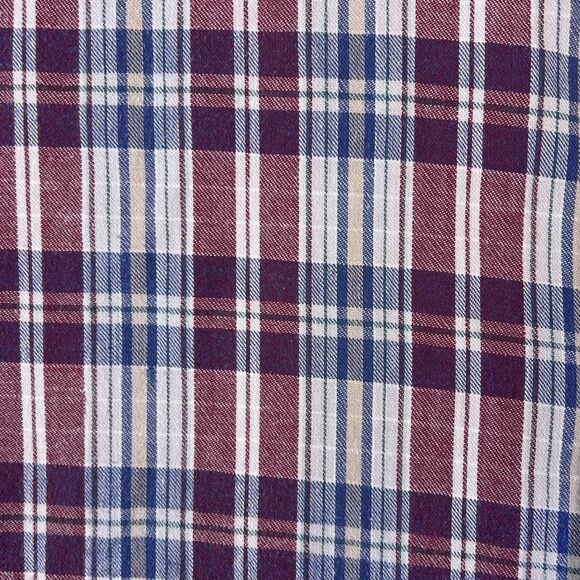 VTG 80s Levi's Pearl Snap Western Shirt Men’s L Plaid Long Sleeve Flannel Cotton - Picture 11 of 16